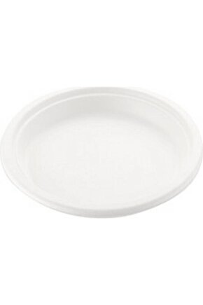 Ekolojik Karton Tabak Baskısız 18 Cm 50 Li