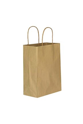 Kraft Kağıt Hediye Ve Alışveriş Çantası (33x20x33) 50 Adet