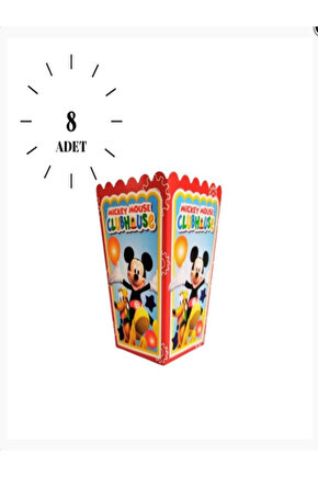 Mickey Mouse Mısır Kutusu 8 Li