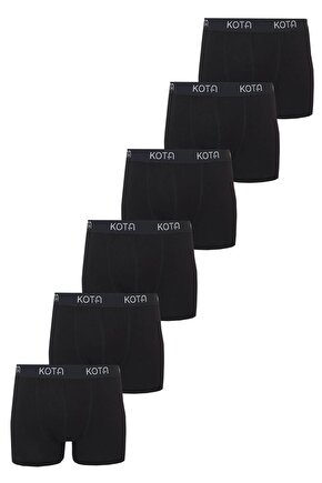 6lı Erkek Likralı Boxer Pamuklu Esnek Rahat Renkli Paçalı