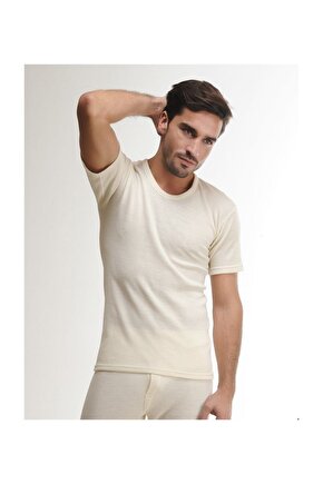 Erkek Kısa Kol Fanila Yün Içlik