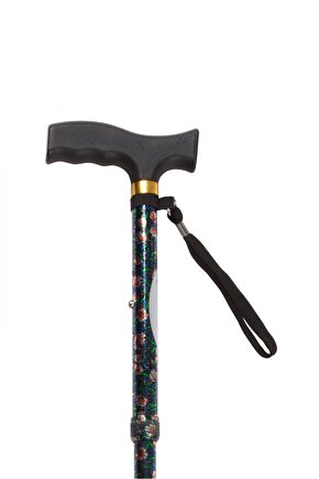 Kifidis Katlanır Baston Çiçekli