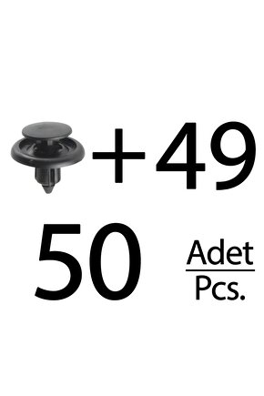 Nissan için Tampon Klipsi- 50 Adet