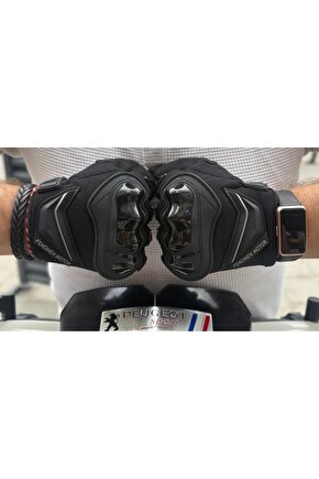 Birinci kalite 10 parmak dokunmatik özellikli motosiklet eldiveni