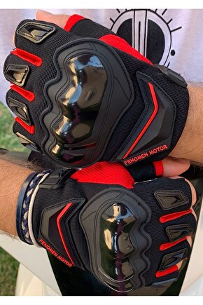 Birinci Kalite Yazlık Kısa Motosiklet Eldiveni