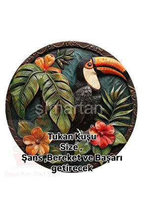 ŞANS GETİRDİĞİNE İNANILAN , UĞURLU TUKAN KUŞU.