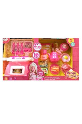 Mutfak Seti 22 Parça Benim Mutfağım Ocaklı Büyük Kutuda 8930-3