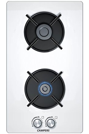 İKİLİ DOMİNO YENİ MODEL CAM OCAK GAZ EMNİYETLİ