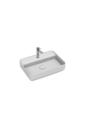 Isvea Infinity Tezgah Üzeri Lavabo 55cm Beyaz 10nf66055byz Batarya Delikli