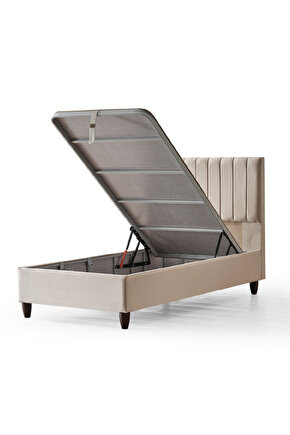 Manolya Tek Kişilik Sandıklı Baza ve Başlık Takımı 2’li Set