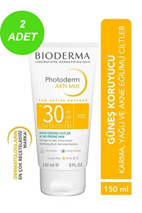 Photoderm AKN Mat Spf 30 Sivilce Karşıtı Matlaştırıcı Güneş Kremi 150ml 2Lİ