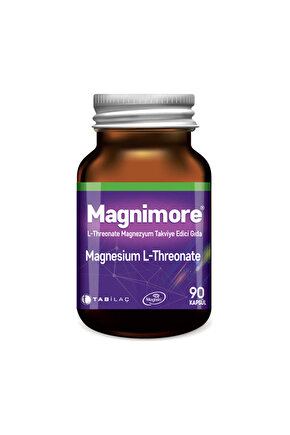 Magnimore L-Threonate Magnezyum Takviye Edici Gıda 90 Kapsül