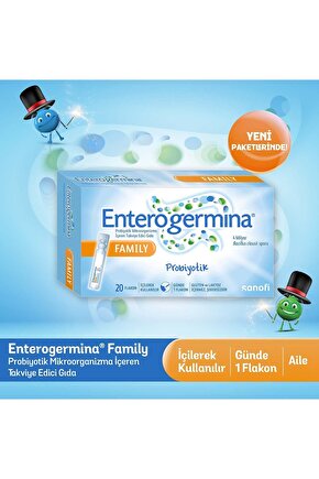 Enterogermina Family 5 ml x 20 Flakon 2 Adet
