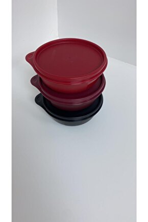 Saklama Kapları Yeni Şeker Kaplar 300 ml 3lü Yeni Renk