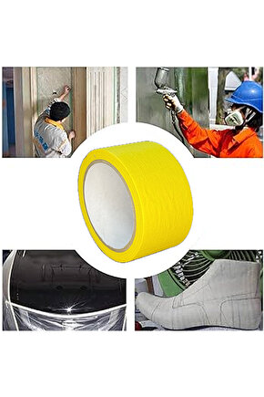 Renkli Maskeleme Kağıt Bant Boya Bandı 50mmx20mt Sarı