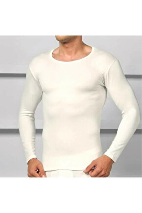 2518 Erkek O Yaka Uzun Kollu Üst Termal Sıcak Tutan Içlik