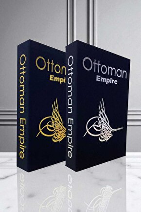 2’li Kumaş Kaplı Kitap Görünümlü Dekoratif Kutu | Hediye & Takı Kutusu