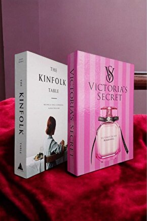 Dekoratif Kitap Görünümlü Kutu 2li Set Decorative Book Looking Box