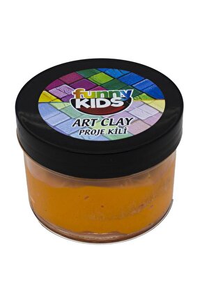 Funny Kids Art Clay Proje Kili 40cc - Turuncu