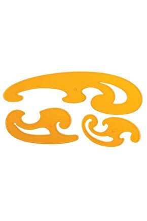 Pistole Modelist Cetvel Takımı 3 Parça  028