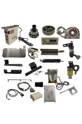 Yamato Overlok 6125 CZ Seri 4 İp Full Otomatik Elektrikli Kafadan Motor  6125 (6125-E)