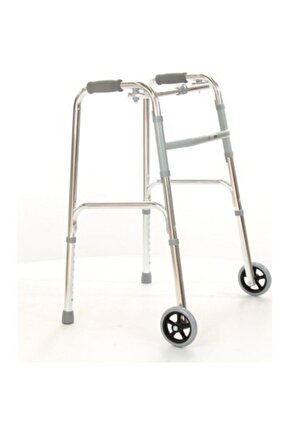 ithal Tekerlekli Alüminyum Hareketli Walker Yürüteç (WALKER) Boy Ayarlı Yürüteç