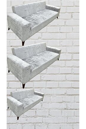 332 Parlak Kadife Giydirme Koltuk Örtüsü(GÜMÜŞGRİ)