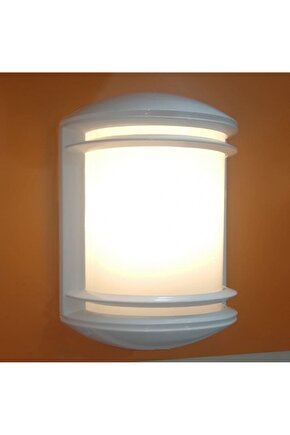 E27 Duylu, Elektrikle Çalışır, Plastik Kasa İç ve Dış Mekan, Bahçe, Balkon Aydınlatma Armatürü