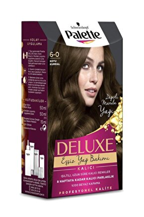Deluxe Saç Boyası 6-0 Koyu Kumral