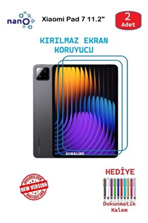 Xiaomi Pad 7 11.2 İçin Nano Ekran Koruyucu 9h Esnek 2 ADET
