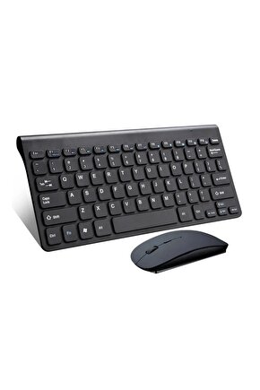 Samsung Tab A9+ Plus SX-210 11 Uyumlu Kablosuz Taşınabilir Q Klavye Ve Mouse Seti SİHAH