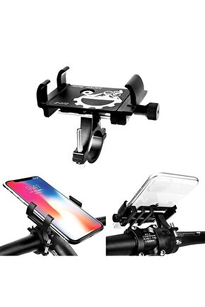 Xiaomi Mi Scooter Için Metal Vidalı Alüminyum Güçlü Gidon Telefon Tutucu
