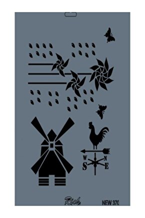 Stencil New Seri 370 25x35