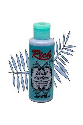 Multi Surface Her Yüzey Için Akrilik Boya 120 Cc. 2306 Antik Mavi