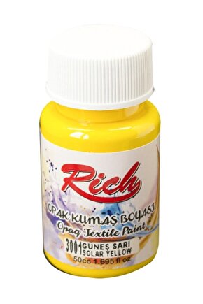 Akrilik Kumaş Boyası 50 Cc Güneş Sarı Kb-035-3001
