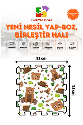 Puzzle Halı, Kendi Tasarımını Oluştur, Yapboz Halı, Baskılı Halı