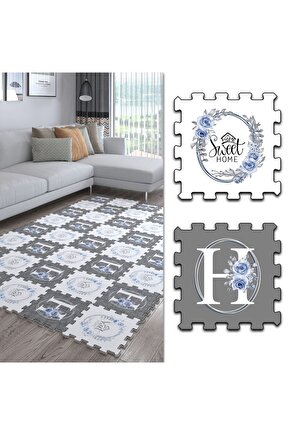 Yıkanabilir Büyük Yumuşak Salon Halısı Ths15 | Yapboz Halı | Puzzle Halı
