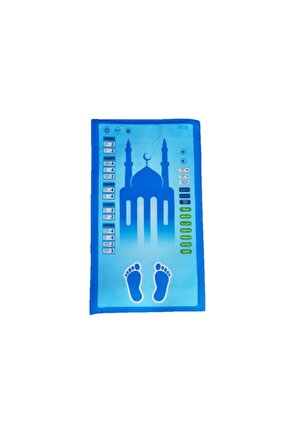 MAVİ BENİM SECCADEM Sesli Konuşan Namaz Kıldıran Seccade ( 7 Dil Seçeneğiyle )