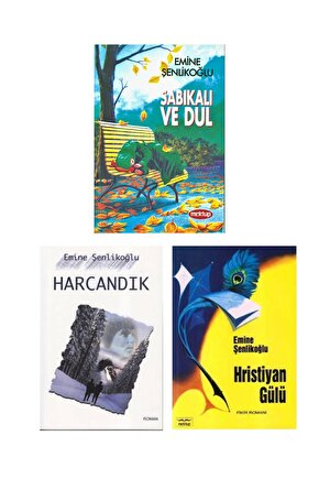 Emine Şenlikoğlu - Sabıkalı Ve Dul - Harcandık - Hristiyan Gülü 3 Kitap Set Islami Kitap Dini Kitap