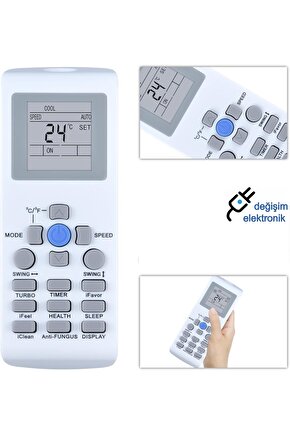 Baymak Ykr-p002e Uyumlu Klima Kumandası