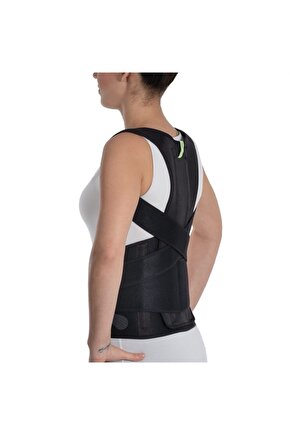 Neopren Dorselomber Korse Siyah (omur Fıtıklarında, Kemik Erimesi, Bel Agrısı)