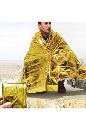 Acil Durum Ilk Yardım Battaniyesi Deprem Yanık Termal Battaniye Nem Ve Soğuktan Koruma Su Geçirmez