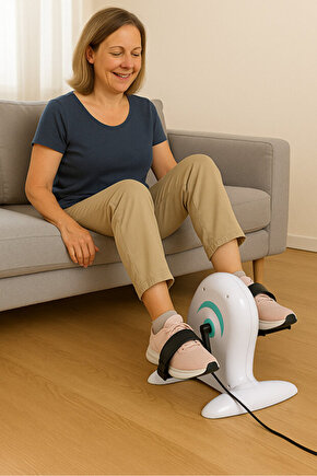 MEDLAY Elektrikli Mini Bike | Pedallı Egzersiz Bisikleti | Kol ve Bacak Çalıştırma Cihazı