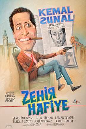 Zehir Hafiye (1989) ( İbrahim ENEZ ) Koleksiyonu ( Lisanslı Ürün ) Posteri