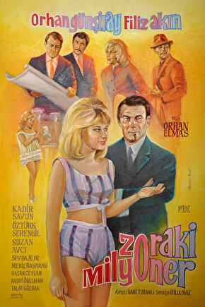 Zoraki Milyoner (1962) ( İbrahim ENEZ ) Koleksiyonu ( Lisanslı Ürün ) Posteri
