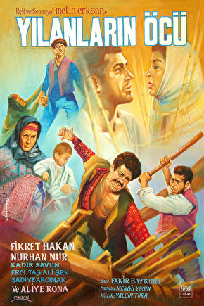 Yılanların Öcü (1962) ( İbrahim ENEZ ) Koleksiyonu ( Lisanslı Ürün ) Posteri