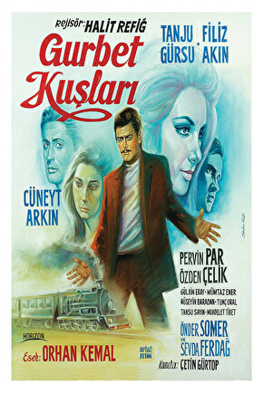 Gurbet Kuşları (1964) ( İbrahim ENEZ ) Koleksiyonu ( Lisanslı Ürün ) Posteri