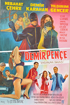 Demir Pençe - Casuslar Savaşı (1969) ( İbrahim ENEZ ) Koleksiyonu ( Lisanslı Ürün ) Posteri