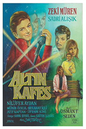 Altın Kafes (1958) ( İbrahim ENEZ ) Koleksiyonu ( Lisanslı Ürün ) Posteri