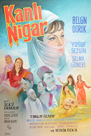 Kanlı Nigar (1968) ( İbrahim ENEZ ) Koleksiyonu ( Lisanslı Ürün ) Posteri